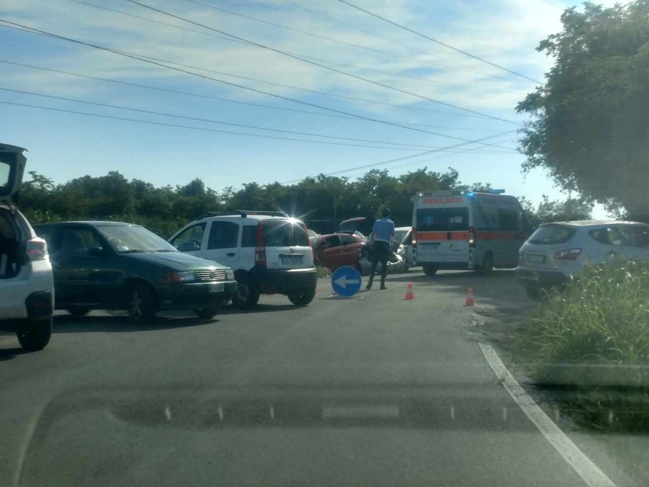 Incidente tra Cornate e Mezzago, traffico in tilt