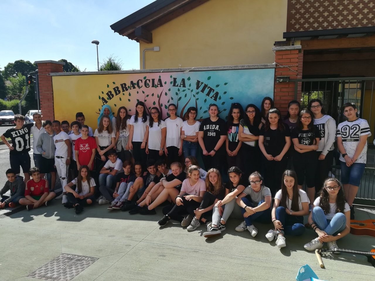 Un murale per i volontari dell’Avsa