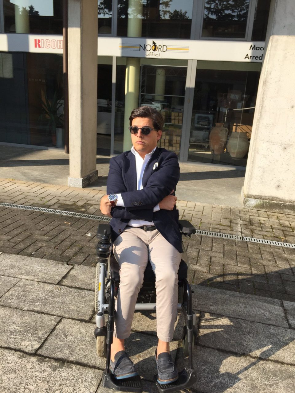 Corre la Stralugano in sedia a rotelle