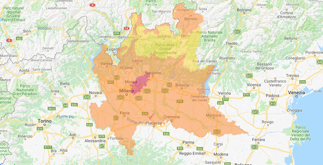 La qualità dell’aria peggiora in tutta la provincia DATI