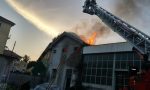 Incendio alla Fossati Lamperti di Monza abbandonata