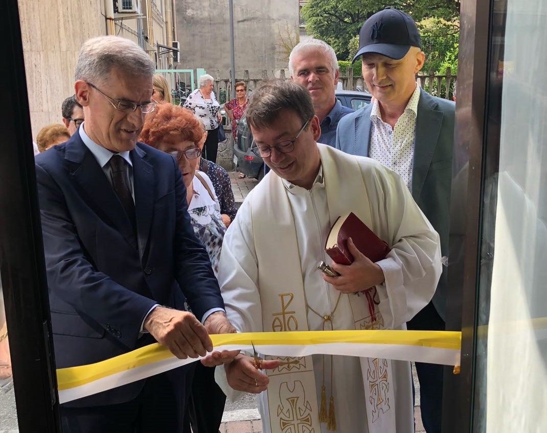 Inaugurata la nuova sede della Caritas al Villaggio Giovi