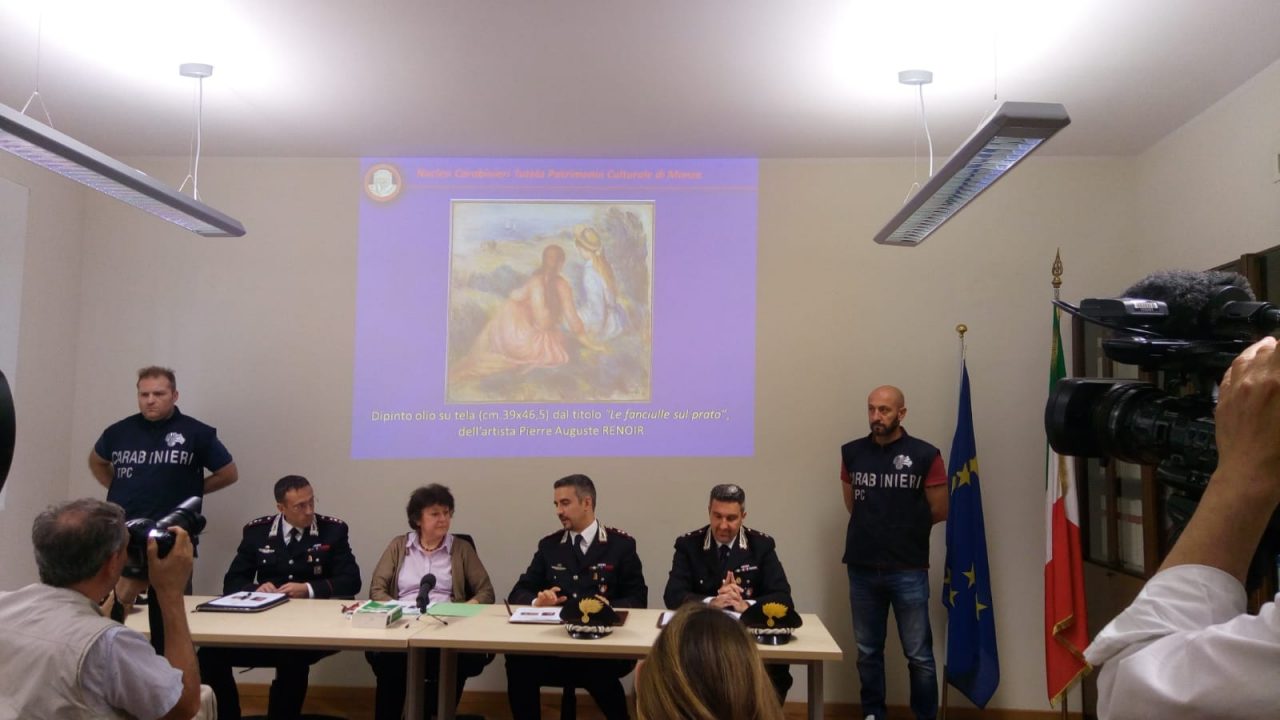 Ladri di Rubens e Renoir in manette VIDEO