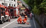 Incendio ad Albiate: due persone in ospedale FOTO