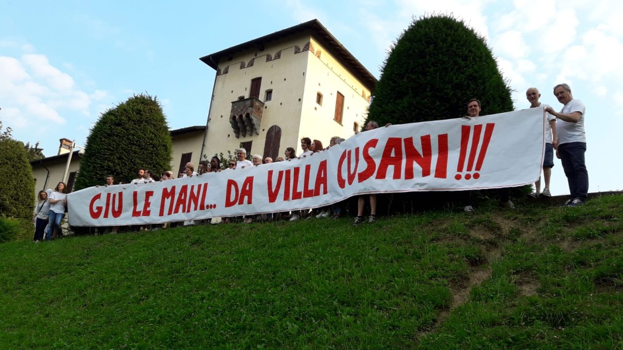 Elezioni comunali 2018 | Flash mob: Giù le mani da villa Cusani