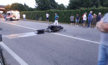 Incidente a Cesano: ancora critiche le condizioni del motociclista