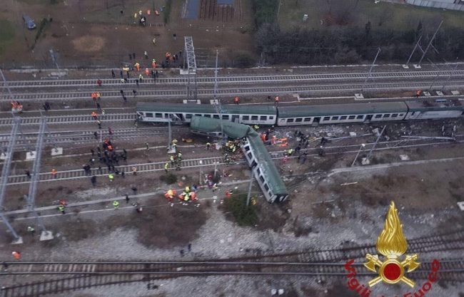 Domani, 25 gennaio, l’anniversario del disastro ferroviario di Pioltello