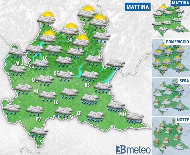 Tempo instabile fino a venerdì ma il weekend sarà da luglio METEO IN BRIANZA