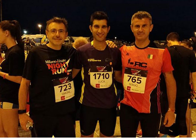 Anche il vicesindaco di Agrate alla Linate night run