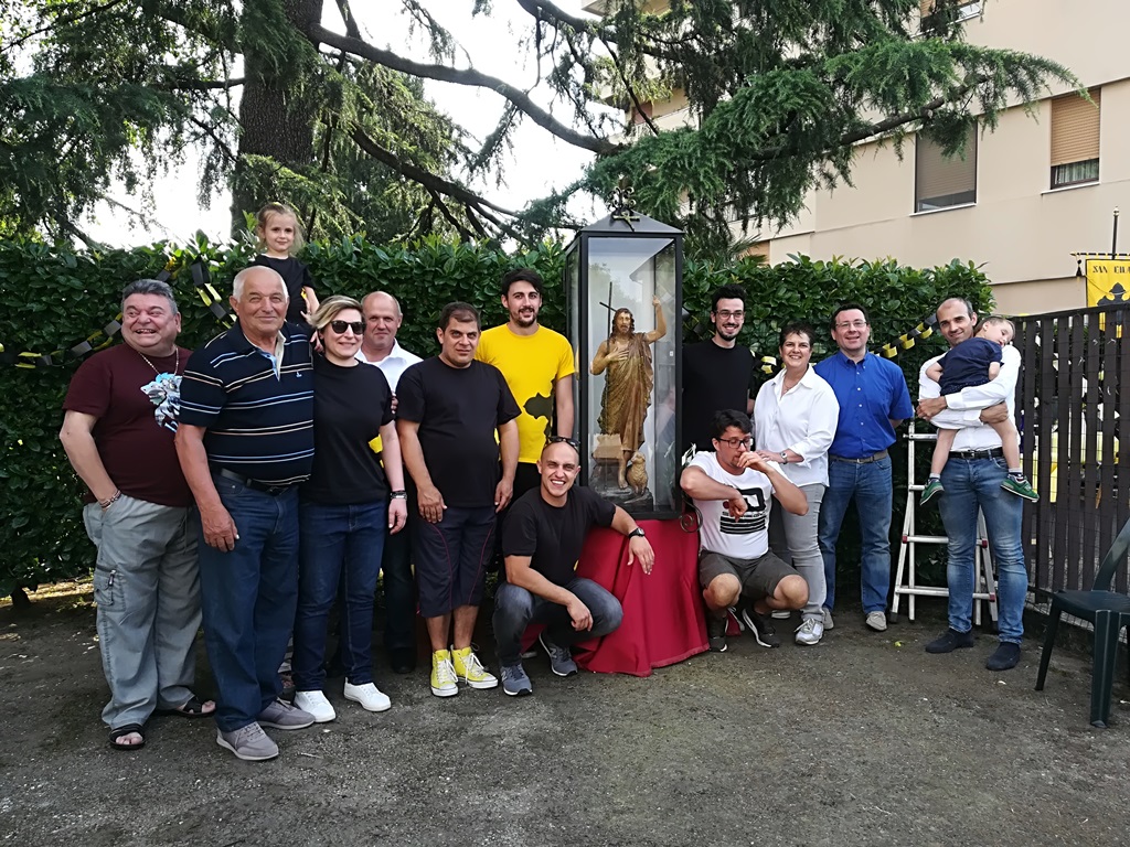 Il rione San Giuann ha di nuovo la sua statua