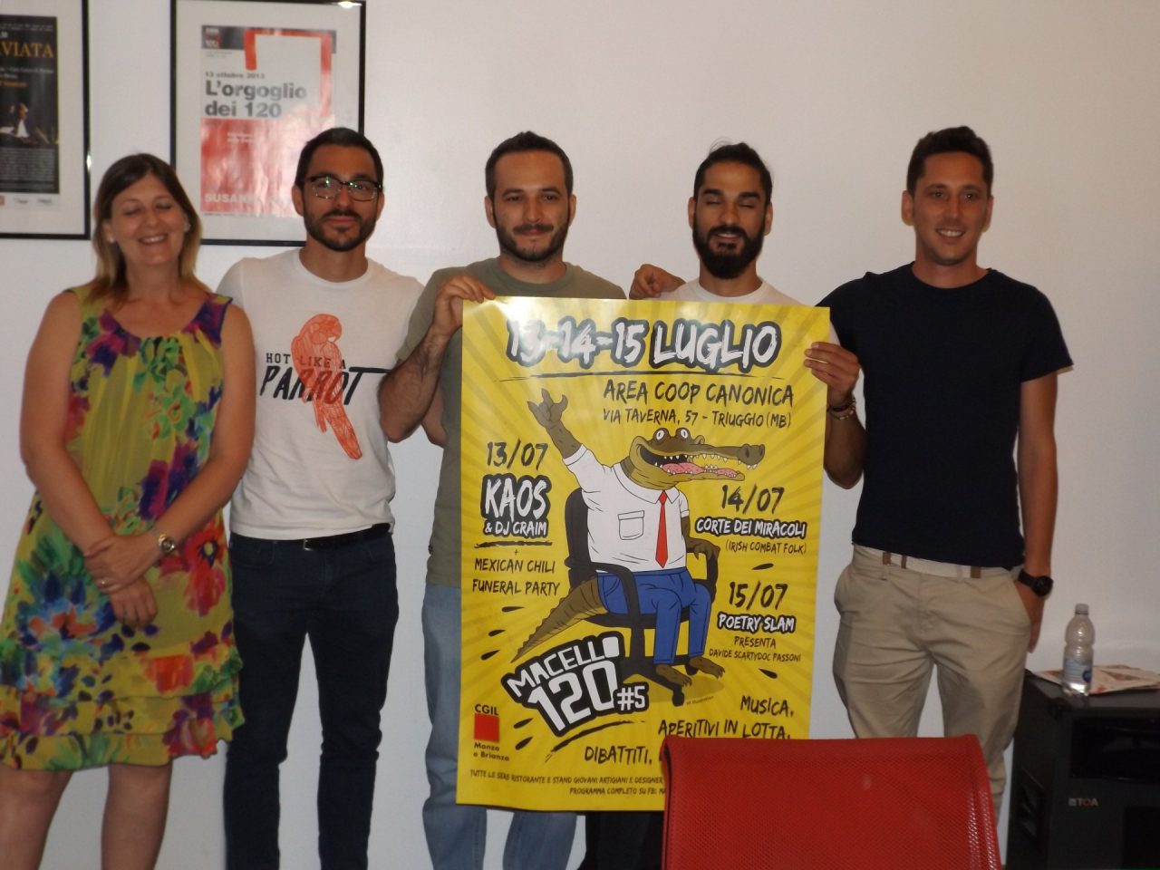 Cgil giovani fa “macello” contro il precariato