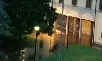 Dopo il temporale, Villa Candiani-Magatti sott'acqua- FOTO