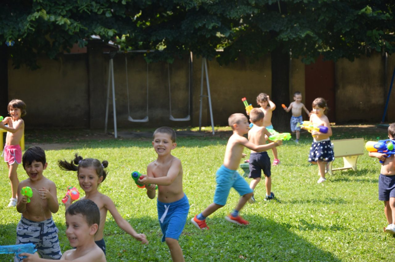 Centro estivo all’asilo di Birone