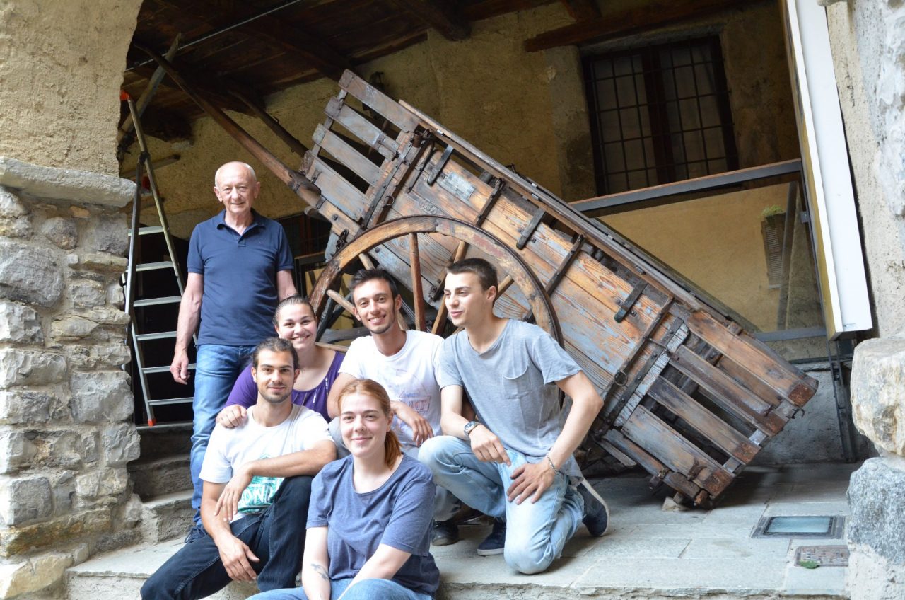 Il carretto riprende vita grazie agli studenti del Terragni
