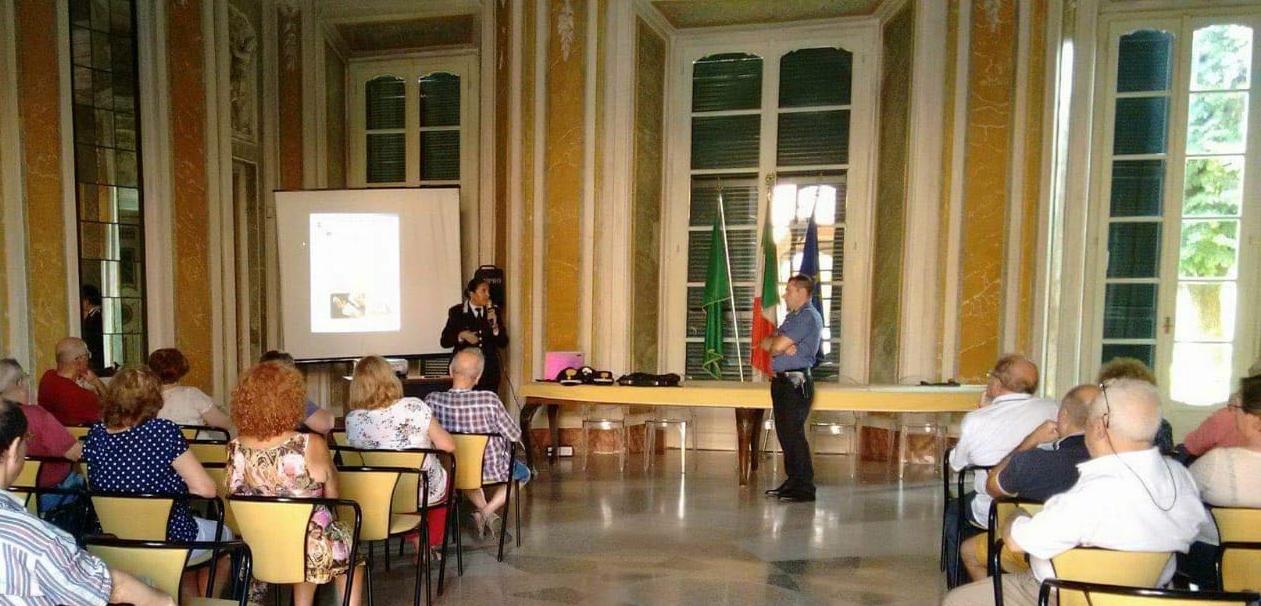 I pensionati di Cavenago al corso anti truffa