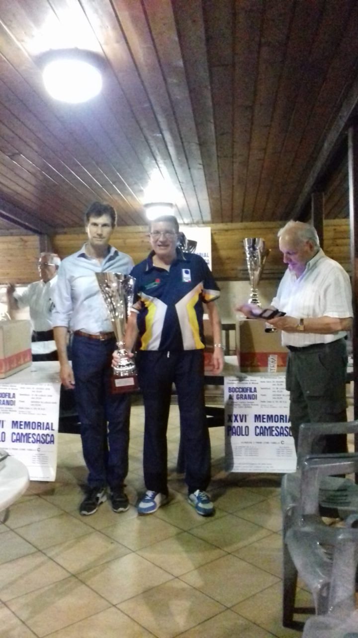 Torneo di bocce al centro anziani di Verano