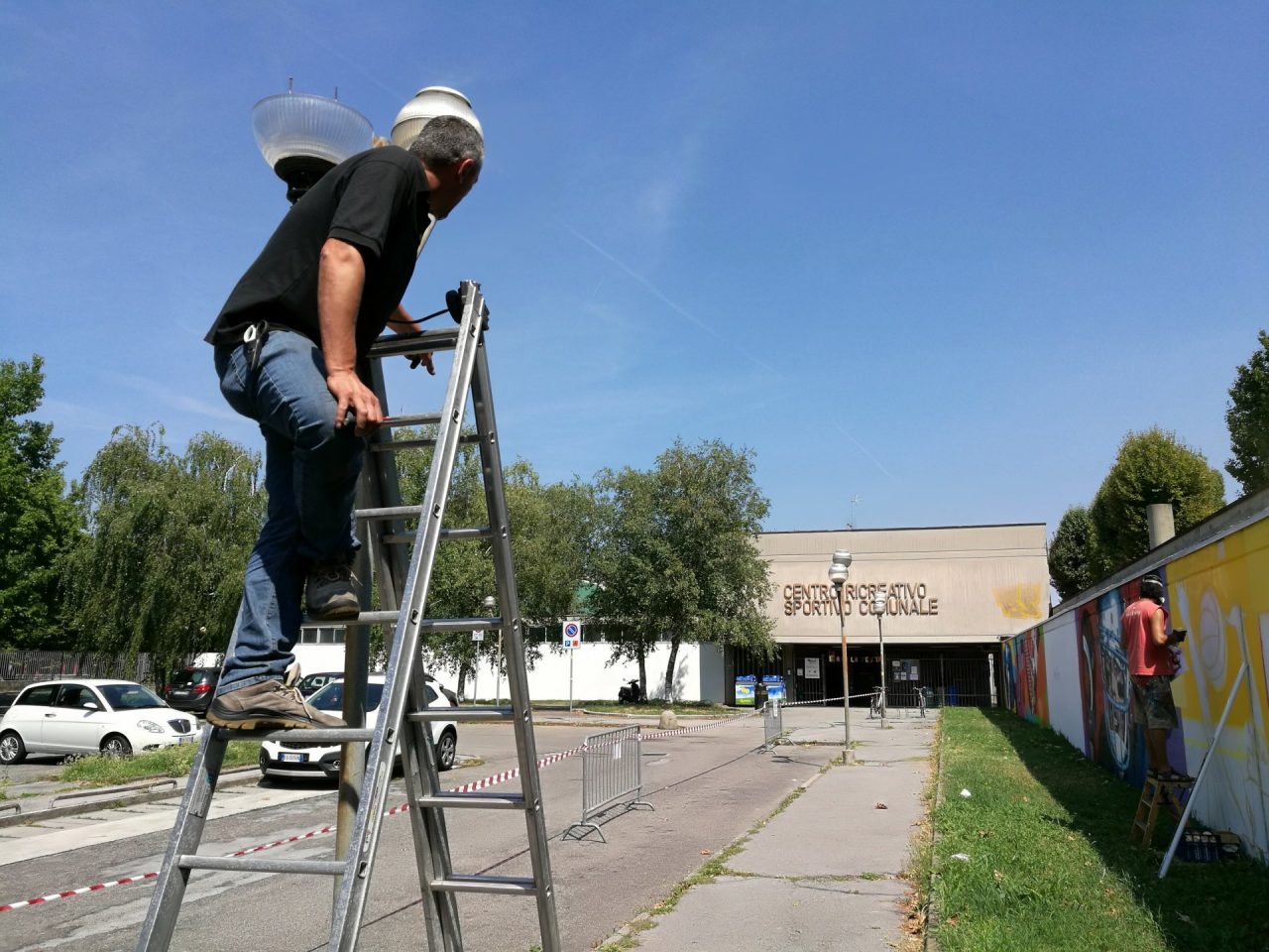 Torna la luce al centro sportivo