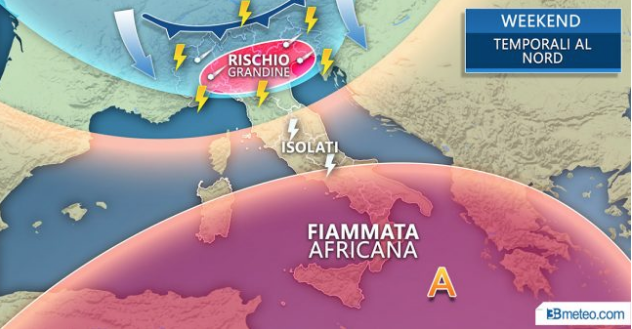 Un weekend all’insegna del maltempo