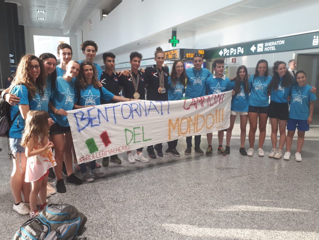 Che accoglienza per i Campioni del Mondo