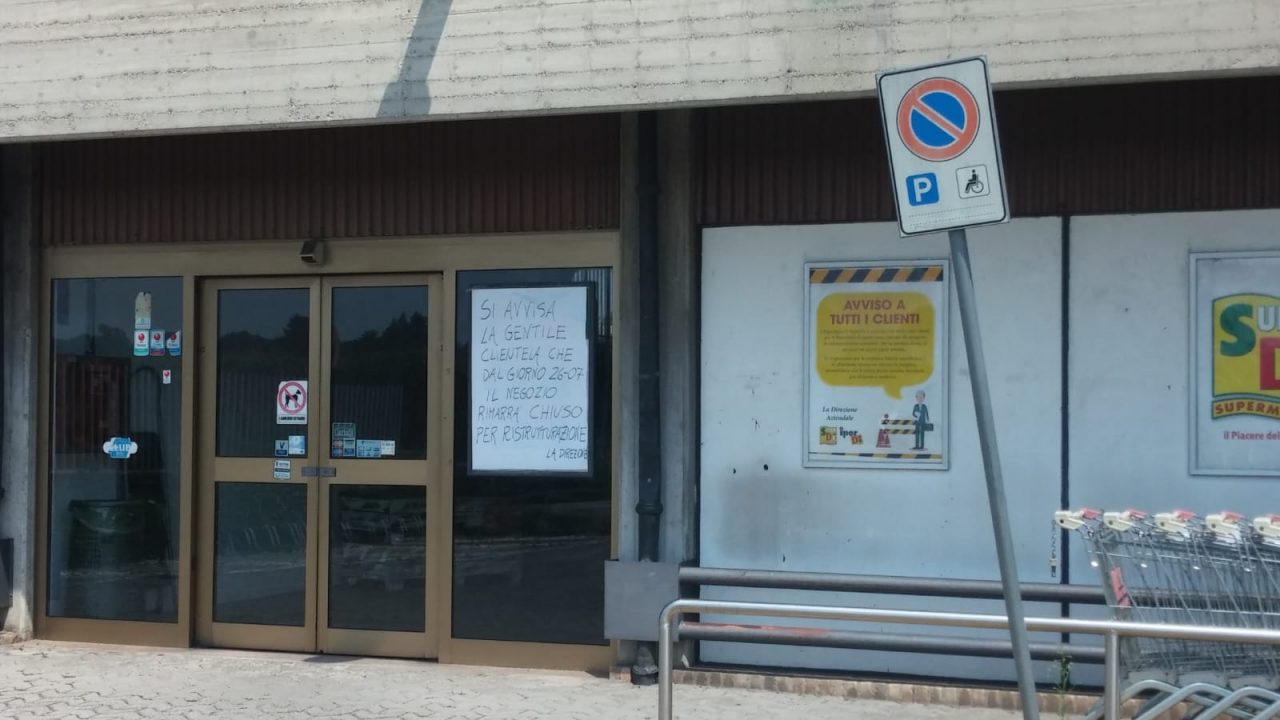 Crisi Superdì: punto vendita chiuso a Lentate. A rischio anche Desio, Cesano e Barlassina