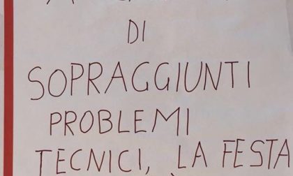Il via alla Festa de l'Unità posticipato per problemi tecnici