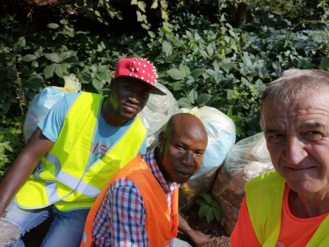 Comune e profughi ripuliscono Besana 