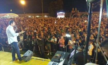 Salvini infiamma la festa della Lega ad Arcore FOTO E VIDEO