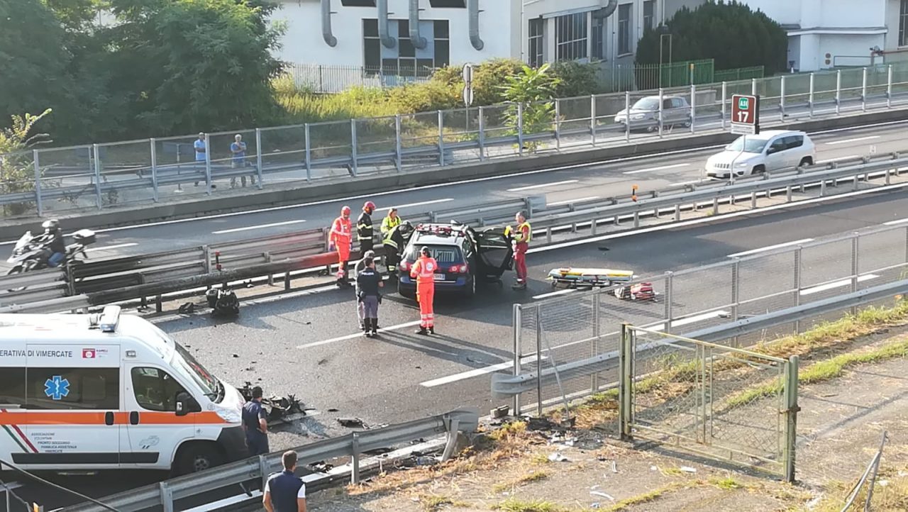 Grave incidente in tangenziale est in direzione Milano VIDEO