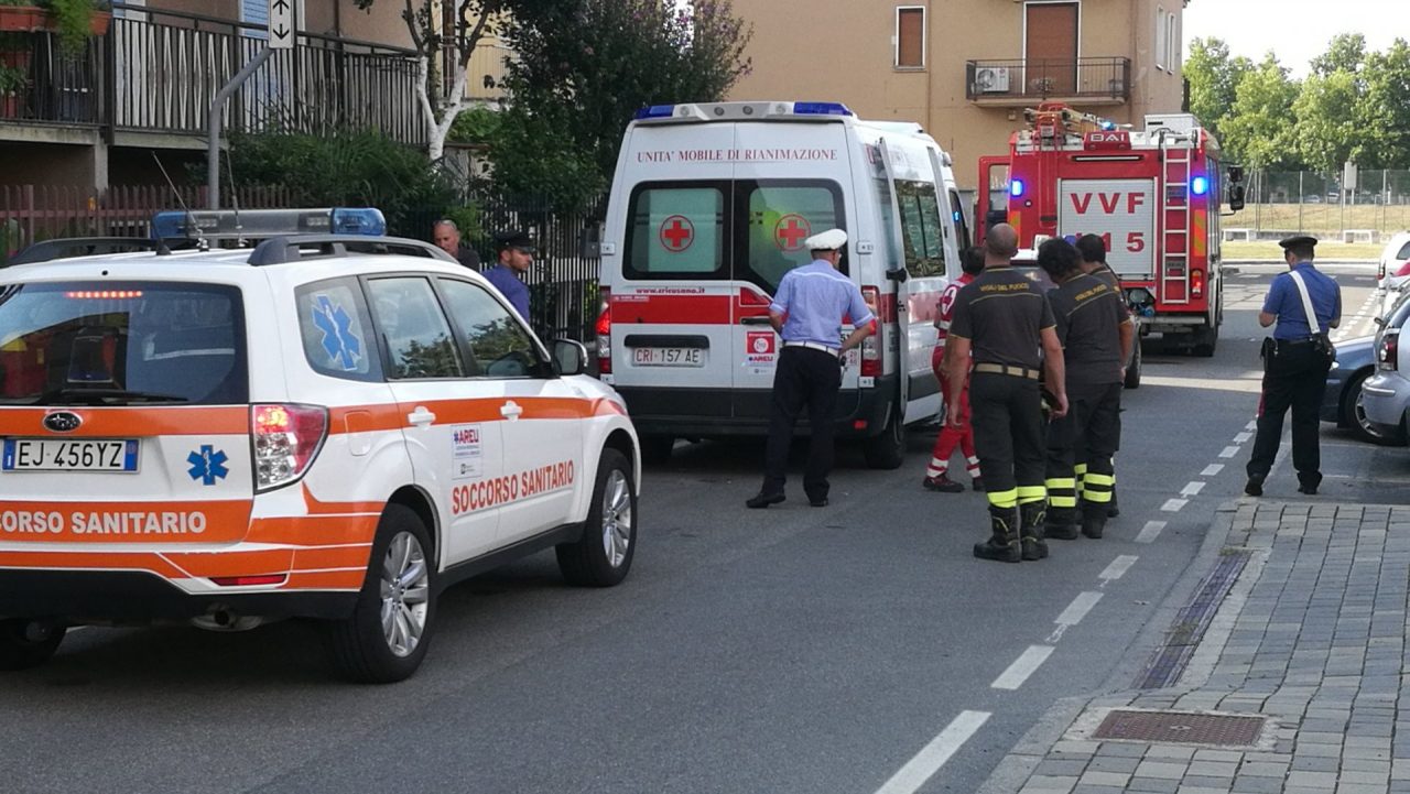 Fiammata in bagno pensionato si ustiona