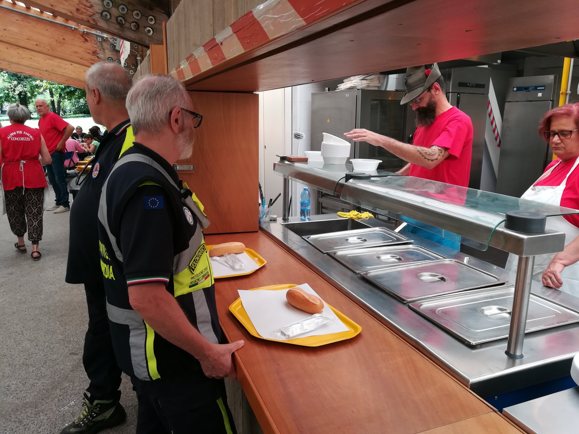 Concorezzo La Trippa della Truppa pranzo organizzato a Villa Zoja dal Gruppo Alpini di Concorezzo