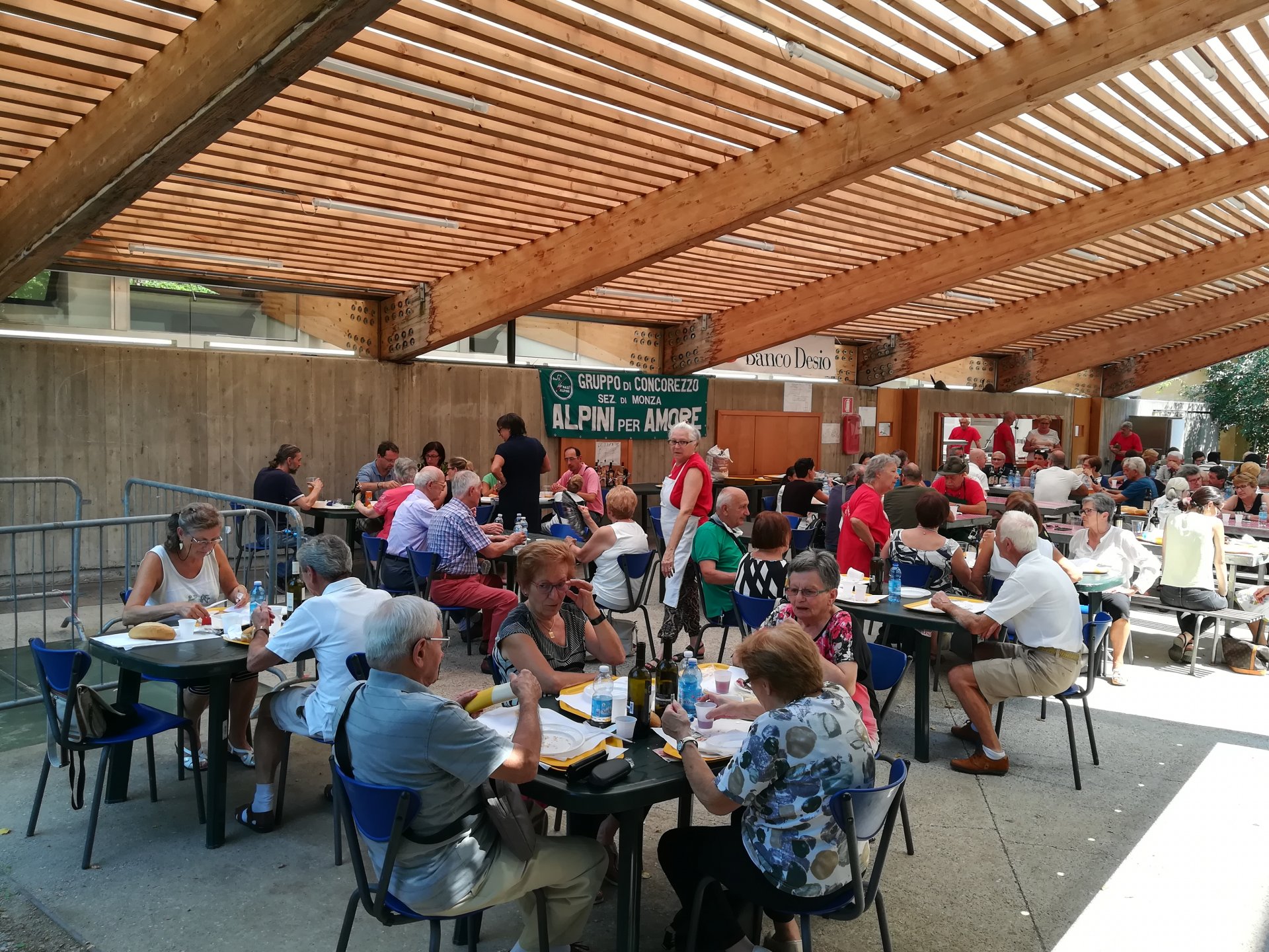 Concorezzo La Trippa della Truppa pranzo organizzato a Villa Zoja dal Gruppo Alpini di Concorezzo