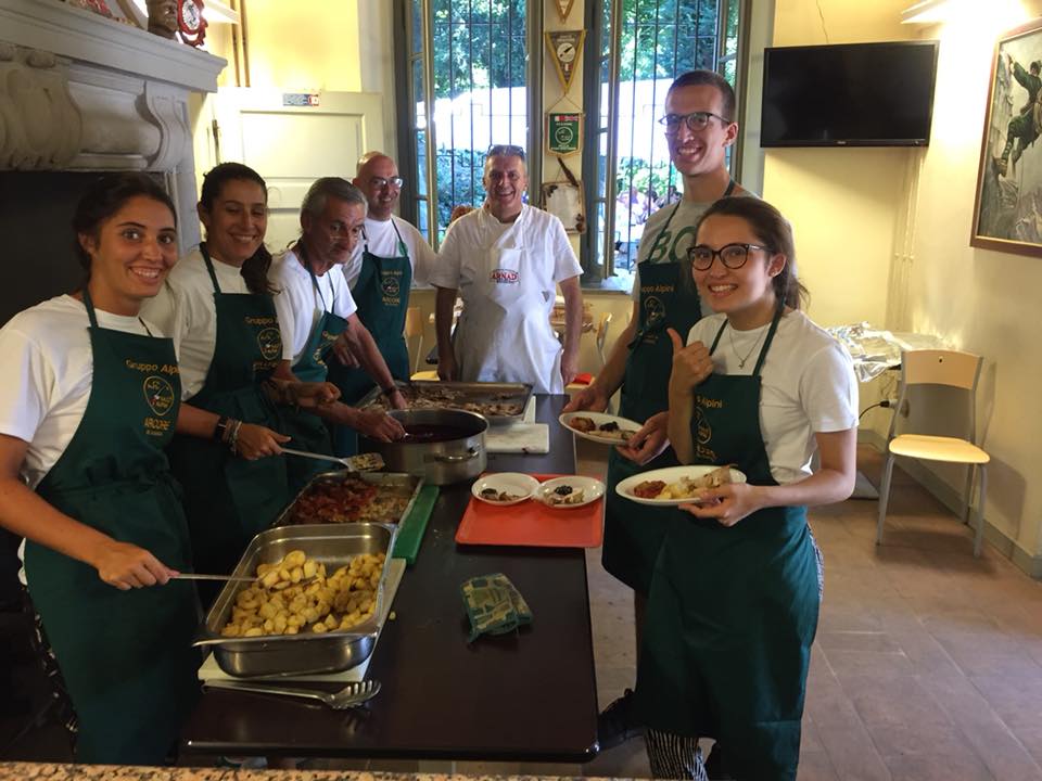 Ferragosto di festa con il Gruppo Alpini di Arcore