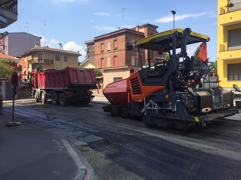 Giussano, strade e marciapiedi nuovi