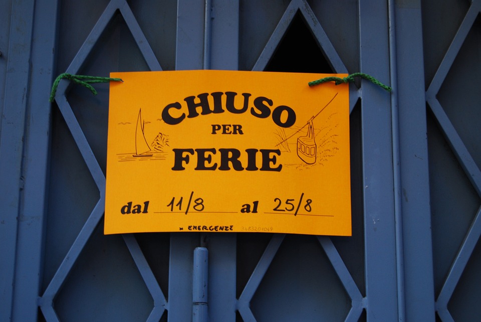 Chiusure estive delle attività commerciali di Triuggio