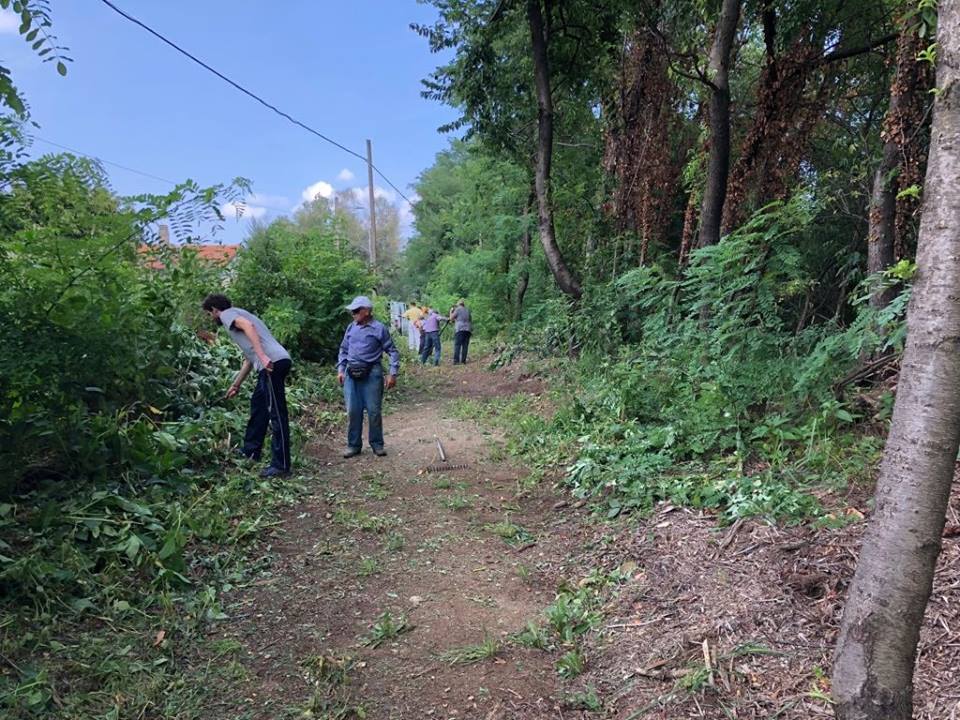 Via le erbacce dal percorso vita
