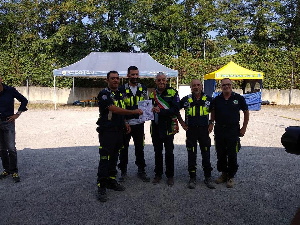 Cavenago, un successo l’esercitazione della Protezione civile