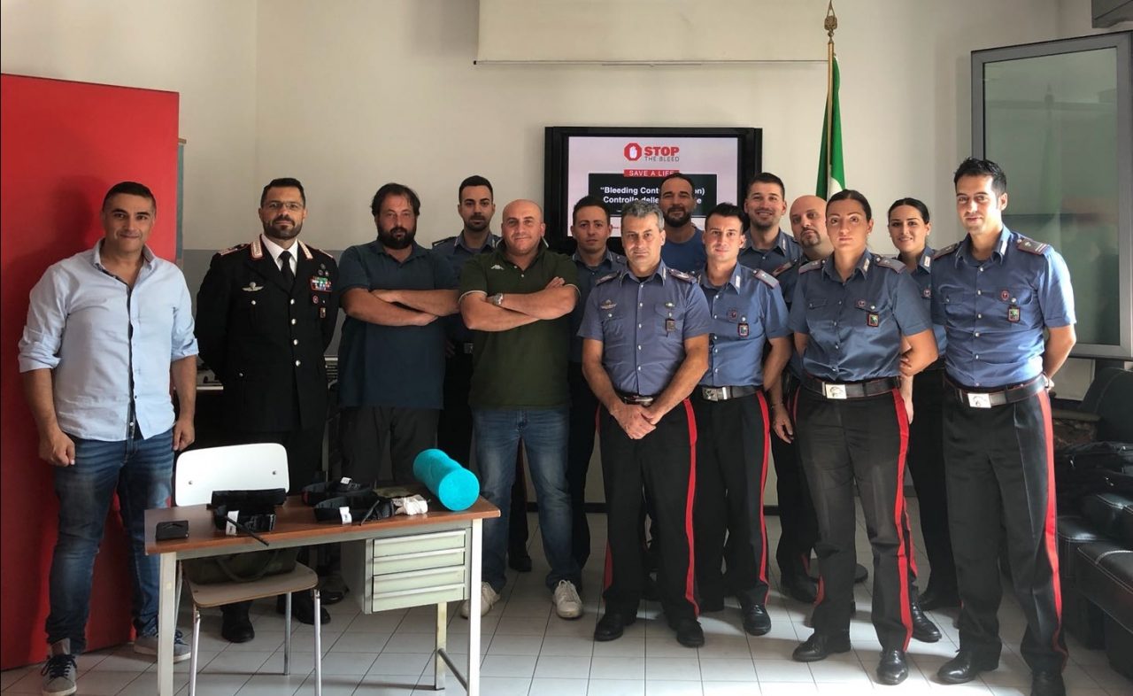 Corso salvavita per i Carabinieri di Cesano