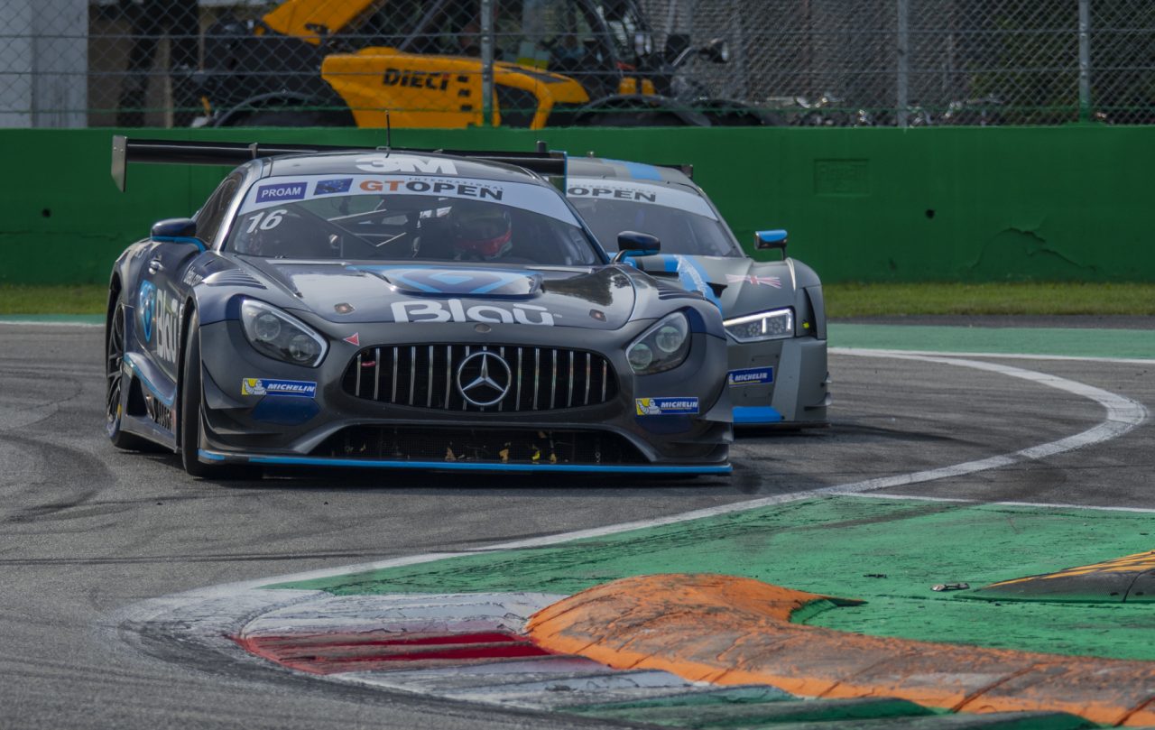 Spettacolo e spavento al Gt Open
