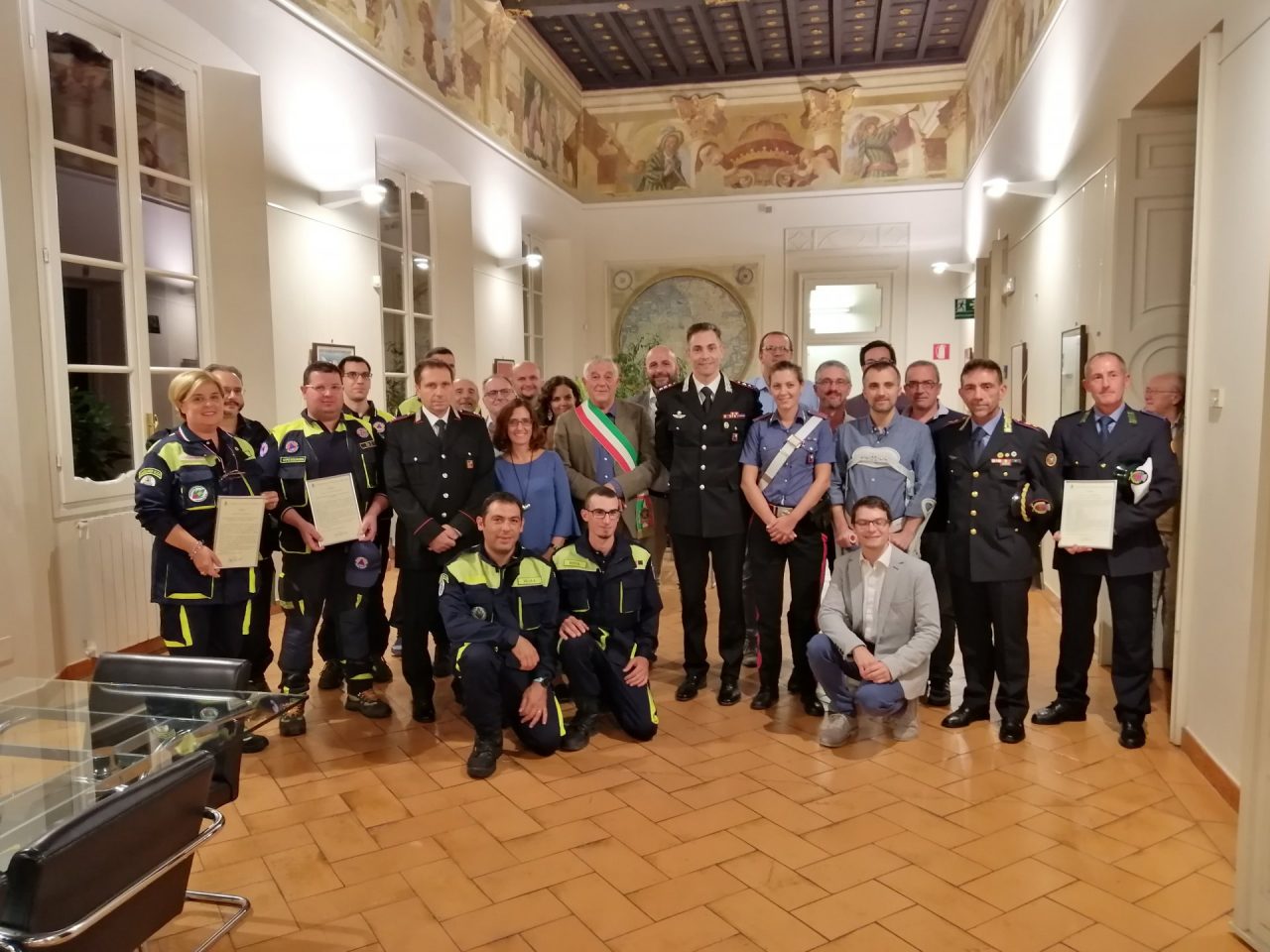Il Comune di Cavenago premia Carabinieri, Polizia Locale e Protezione civile