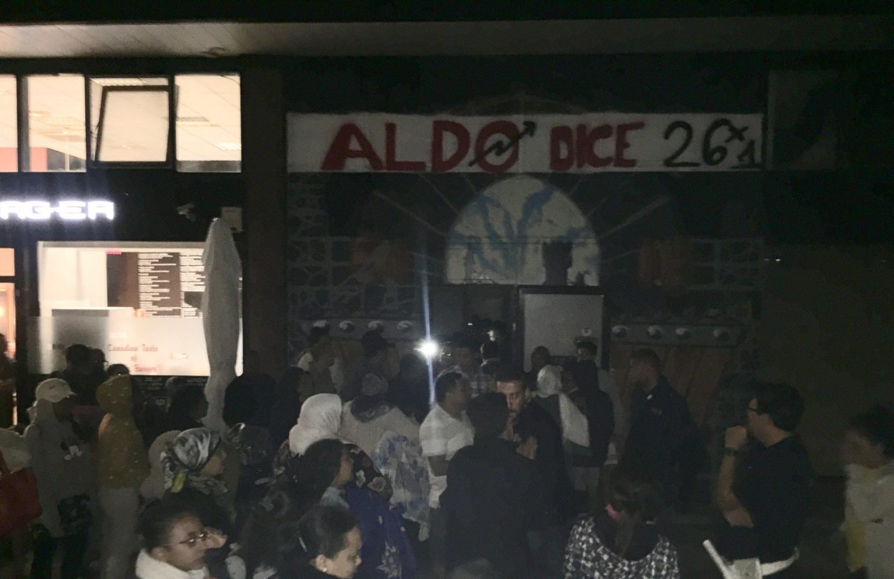 Occupazione palazzo ex Alitalia: un agente ferito