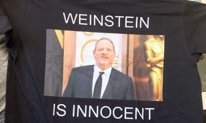 “Weinstein è innocente”: maglietta choc sul red carpet di Venezia