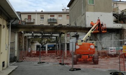 Trezzo iniziati i lavori per aprire via Trento e Trieste al traffico