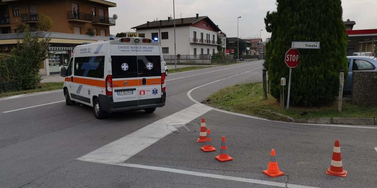 Giussano: incidente a Paina. Ferite due ragazze in moto