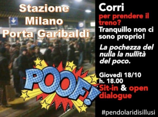 Ritardi, cancellazioni, giunti rotti e ponti chiusi… presidio dei pendolari contro Trenord