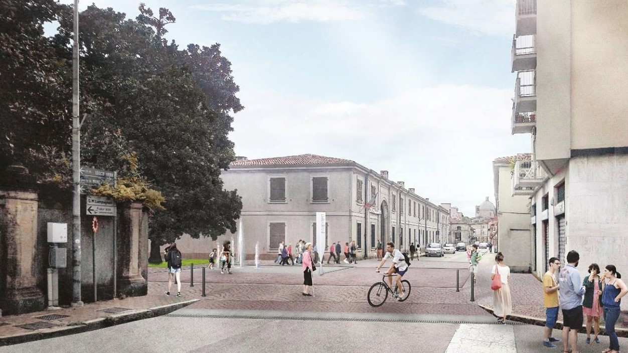 Desio riqualificazione centro la porta di Via Cavalieri di Vittorio Veneto