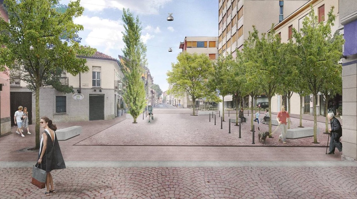 Desio riqualificazione centro la porta di Via Garibaldi Borghetto