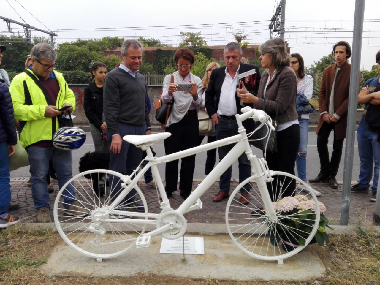 E’ tornata la ghost-bike in memoria di Matteo Trenti VIDEO