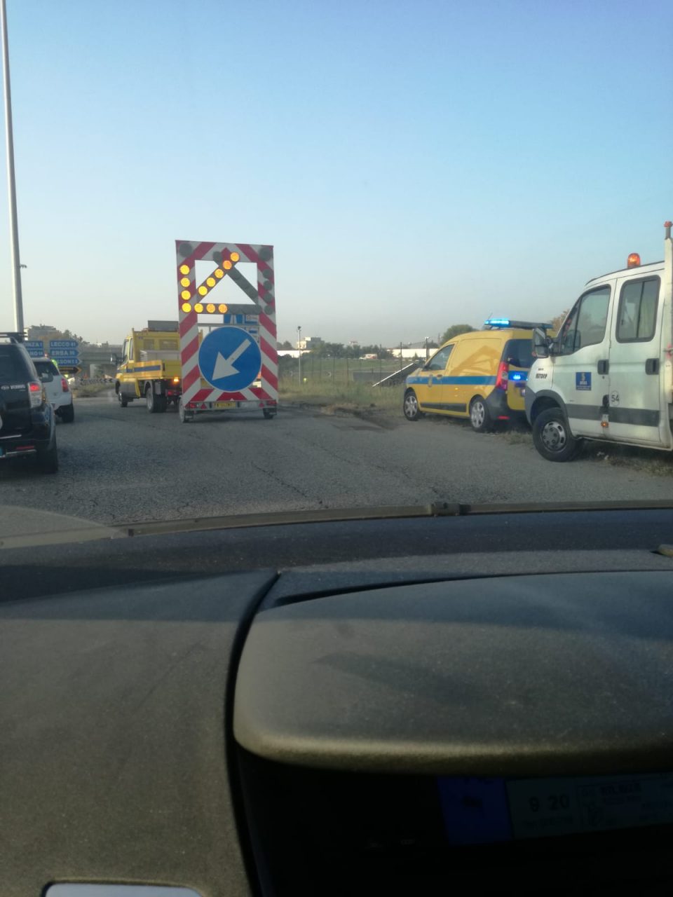 Statale 36:  chiuso l’accesso da viale Elvezia