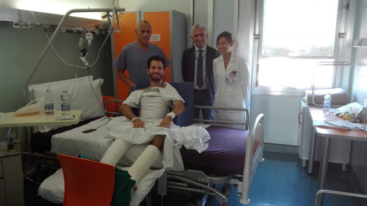 Lascia il San Gerardo il pilota vittima di un grave incidente in Autodromo nel mese di settembre
