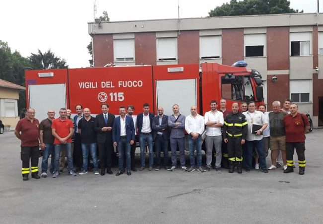 Vigili del fuoco, ossigeno dalla Regione